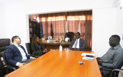 The President of South Sudan Football Federation, along with some of the Board of Directors welcomed a delegation from (FIFA) .